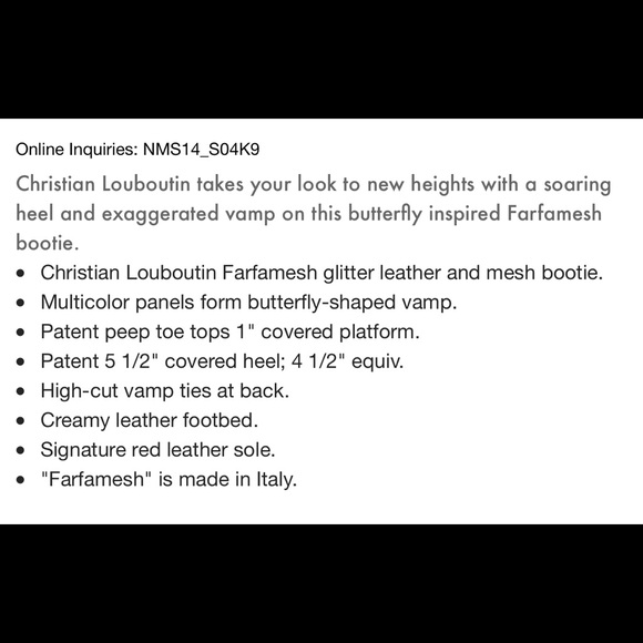 Christian Louboutin Farfamesh glitter bootie - Picture 8 of 8